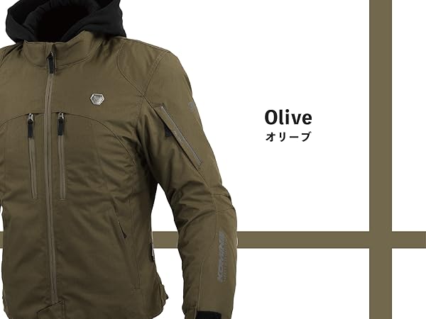 Amazon | [KOMINE] バイク用 ハイプロテクトウインターパーカ JK-608