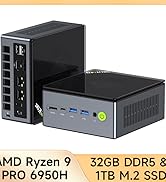 Amazon.co.jp: GMKtec ミニpc AMD Ryzen 9 PRO 6950H (8C/16T 最大