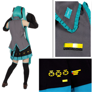 Amazon.co.jp: [WELLERS] 初音ミク コスプレ 衣装 セット ネギ付き