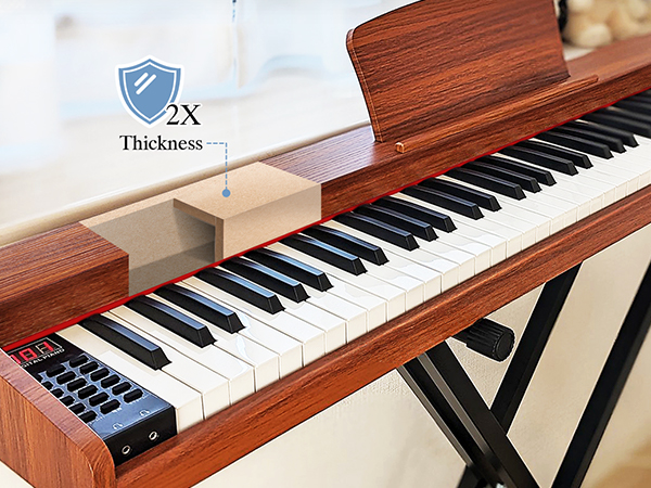 Amazon.com: Longeye Piano Keyboard 88 Keys Wooden Electric Piano