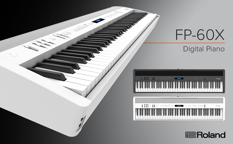 Amazon | Roland ローランド/FP-60X-WH ホワイト スピーカー内蔵