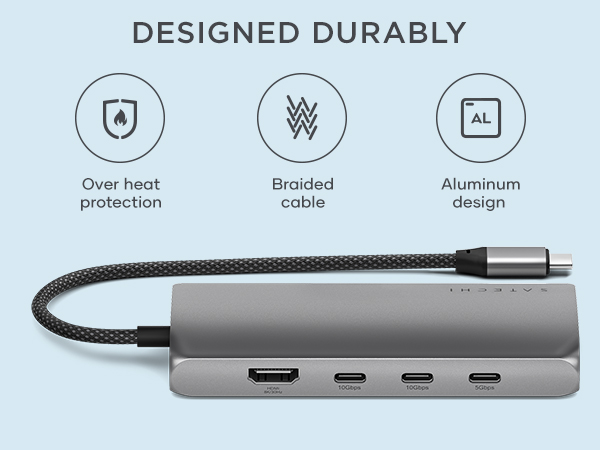 Amazon.com: Satechi 8 in 1 USB C Hub Multiport Adapter V3, 8K HDMI