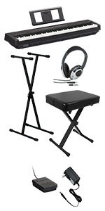 Amazon | YAMAHA P-45B ＆ 専用スタンドセット 電子ピアノ 88鍵盤
