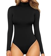 Amazon.com: MANGOPOP Women's Mock Turtle Neck Long Sleeve Tops