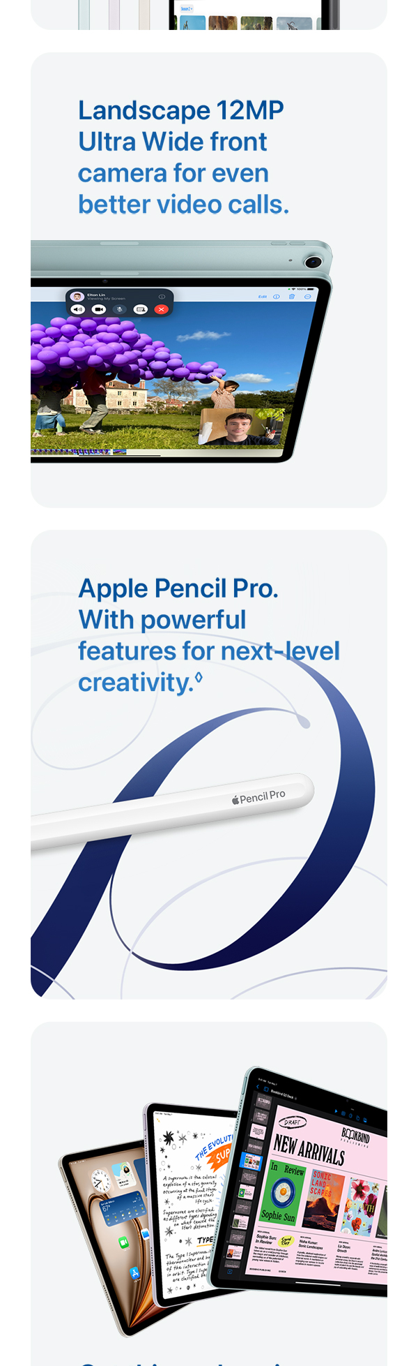 Amazon.com: Apple iPad Air 11-inch (M2): Built for Apple