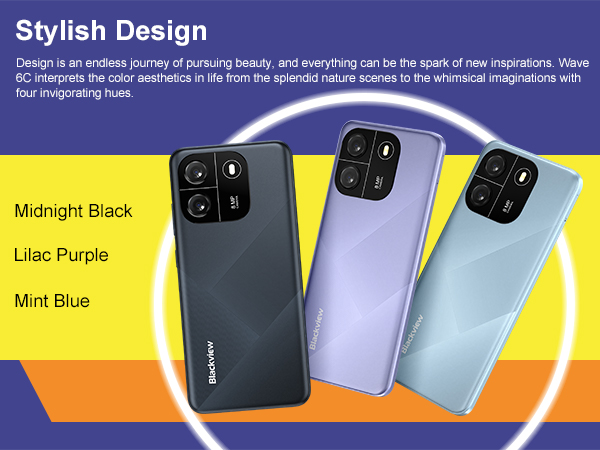 Amazon.com: Blackview Wave 6C Unlocked Android Phones, Android 13