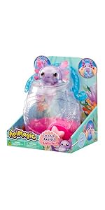 Amazon.com: Animagic Let's Glo Axolotl Bubble Reef | Squishy Water