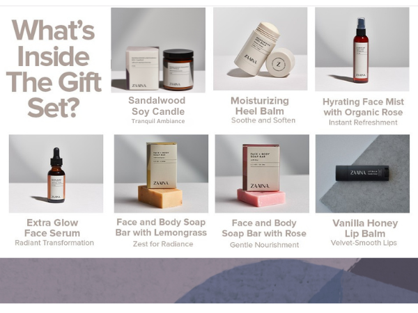 Amazon.com: ZAAINA Spa Gift Set for Women - Valentines Day Gifts