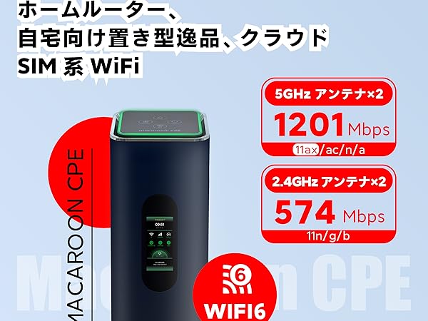 Amazon.co.jp: ホームルーター モバイルルーター simフリー WiFi