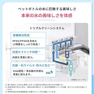 Amazon | ダイト薬品 蛇口直結型 浄水器 きよまろスマート 日本製
