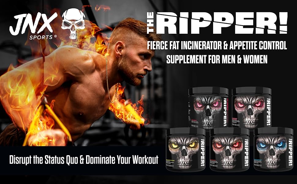 JNX Sports The Ripper Shredding Thermogenic Fat Burner 30 Servings