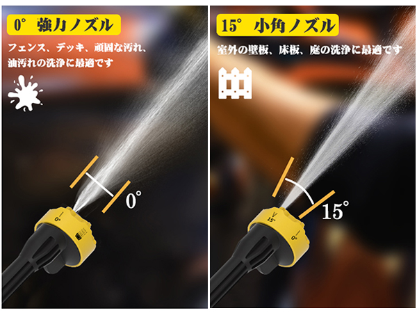 Amazon | 高圧洗浄機コードレス 【ぴかぴか洗浄店監修】8MPa 充電式