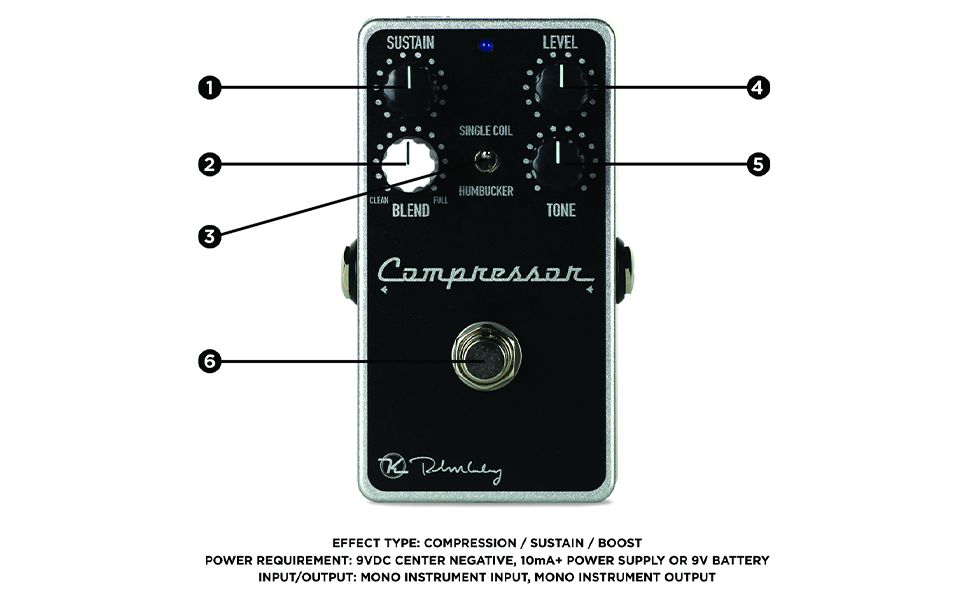 Amazon.com: Keeley Compressor Plus Pedal, Black (KCompPlus