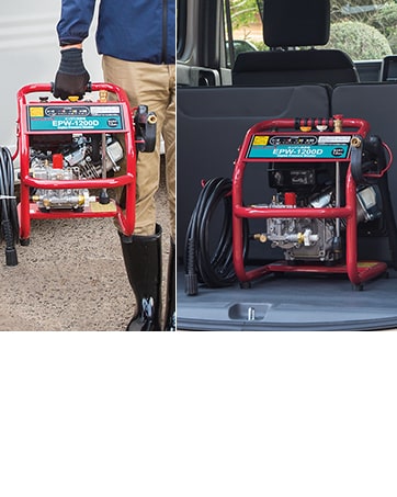 Amazon | [ナカトミ] エンジン高圧洗浄機 12Mpa 電源不要 ノズル4種