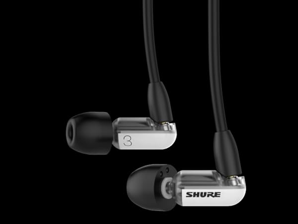 Amazon.com: Shure AONIC 3 Wired Sound Isolating Earbuds, Clear