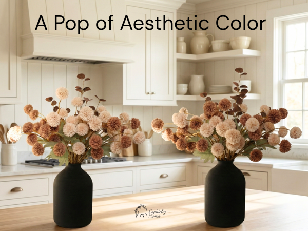 Amazon.com: Yellow Flowers Artificial 10 Long Stems Kiku Flower