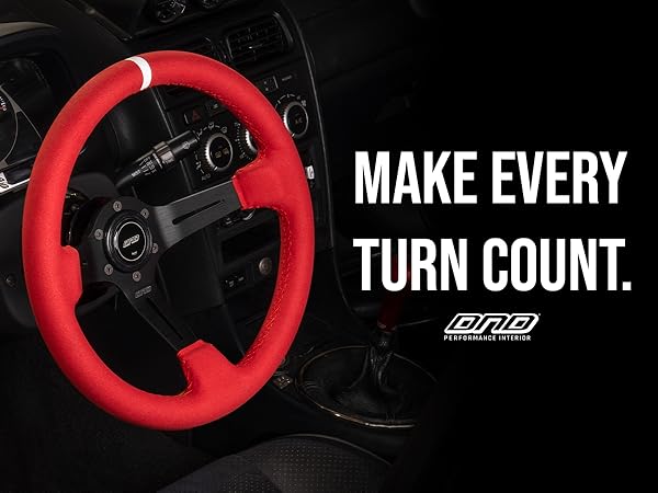 Amazon.com: DND Performance Interior's Full Color Suede Race Wheel