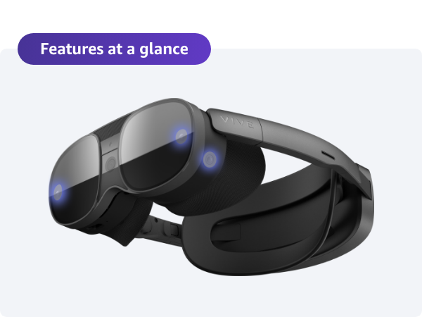 Amazon.com: HTC Vive XR Elite with Deluxe Pack — Mixed Reality and