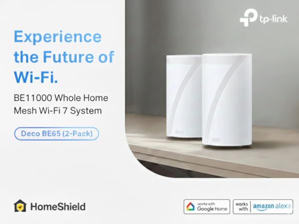TP-Link Deco BE11000 Tri-Band WiFi 7 Mesh (Deco BE65) - 11 Gbps