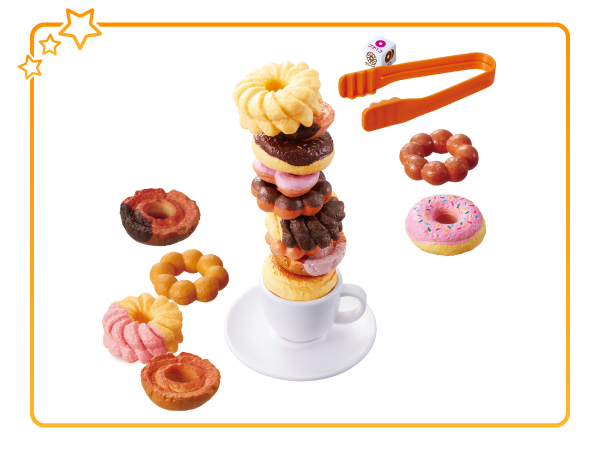 Amazon.co.jp: エポック社(EPOCH) ドーナツ・オン・ドーナツ+3 ST