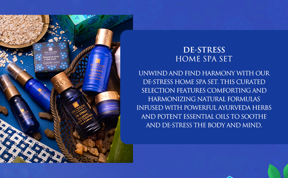 Amazon.com : SPA CEYLON De-stress Home Spa Set, Ayurvedic Spa Gift