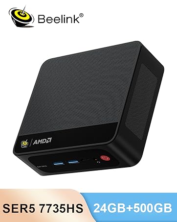 Amazon.com: Beelink SER5 MAX Mini PC,AMD Ryzen7 7735HS(8C/16T,up