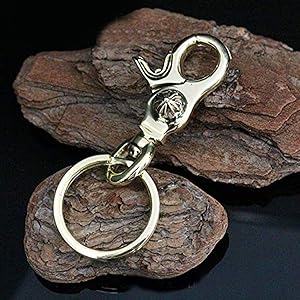 Amazon | [デイズアート] キーリング ブラス 真鍮 アイアンクロス