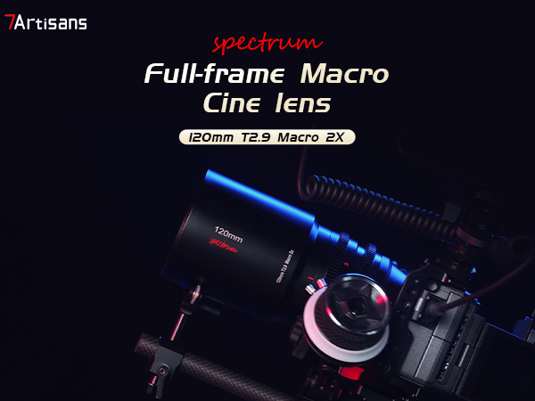 Amazon.com : 7artisans 120mm T2.9 Macro 2X Cine Lens,Manual Fixed