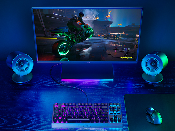 Amazon.com: Razer Nommo V2 X - Full-Range 2.0 PC Gaming Speakers