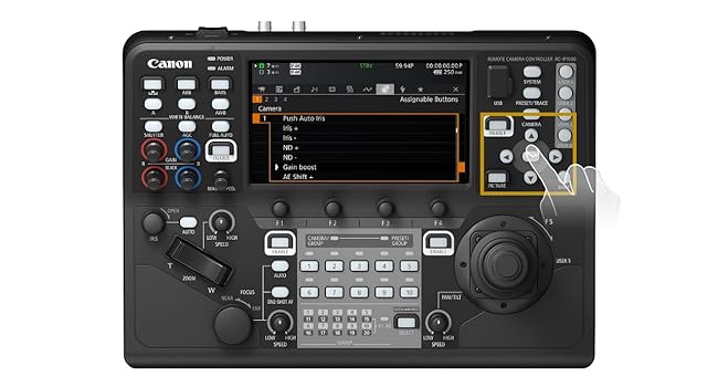 Amazon.com : Canon RC-IP1000 PTZ Controller, 7-inch Touch Screen
