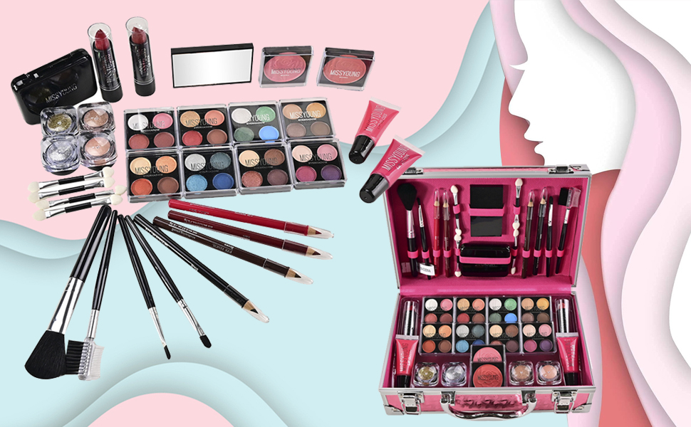 Amazon | YAYAMIYA メイクアップセット 56点 フル美容化粧品 メイク