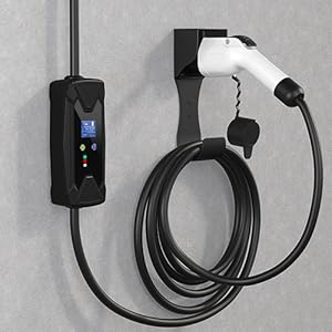 Amazon.co.jp: Qkcabo電気自動車充電器 ケーブルホルダー、EV充電