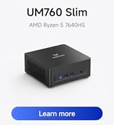 Amazon.com: MINISFORUM DeskMini UM760 Slim Mini PC AMD Ryzen 5