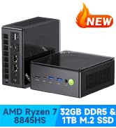 Amazon.com: GMKtec Gaming Mini PC K8 Plus AMD Ryzen 7 8845HS(8C