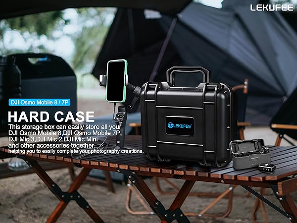 Amazon.com : Lekufee Portable Waterproof Hard Case for DJI Osmo