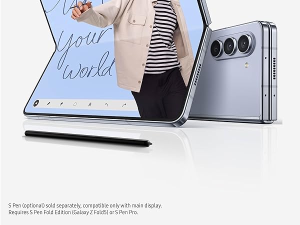 Amazon.com: SAMSUNG Galaxy Z Fold5 AI Phone, 512GB Unlocked