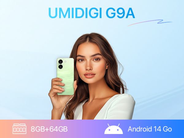 Amazon | UMIDIGI G9A simフリー スマホ 本体 8GBRAM+64GB/1TB拡張