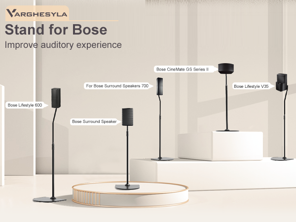 Amazon.com: Adjustable Speaker Stand Pair for Bose Built in Cable