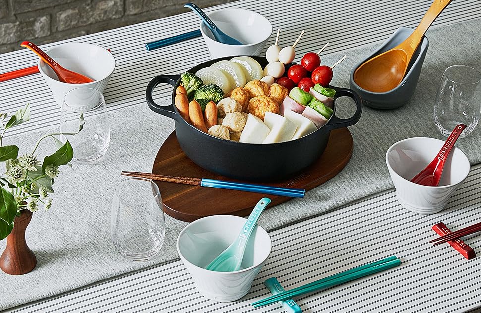 Amazon｜ル・クルーゼ(Le Creuset) フード・ピック・セット レインボー