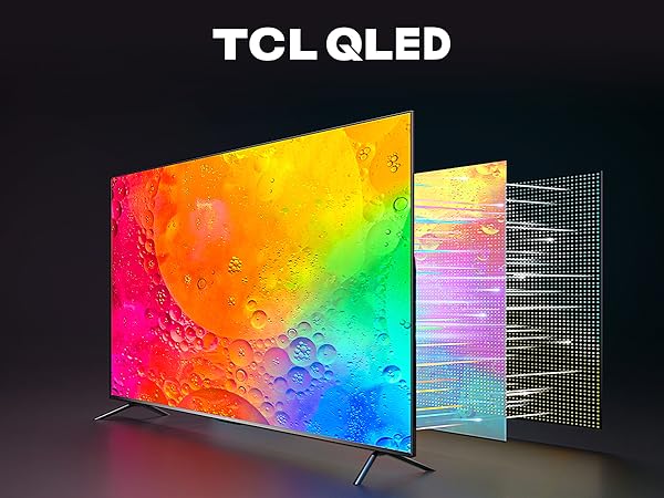 Amazon | TCL テレビ 55V型 4K 量子ドット Google TV ゲームモード