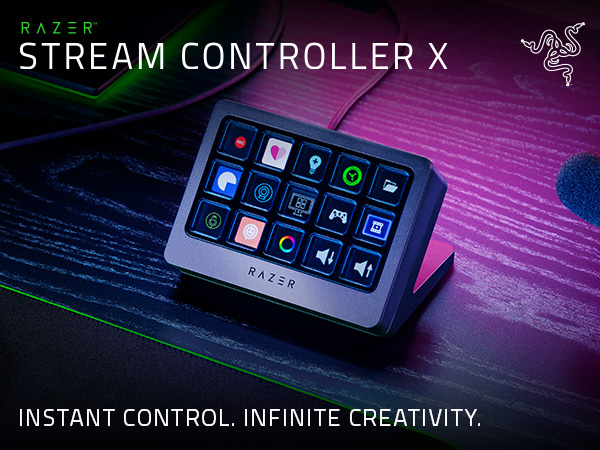 Amazon.com: Razer Stream Controller X: Teclado todo en uno para