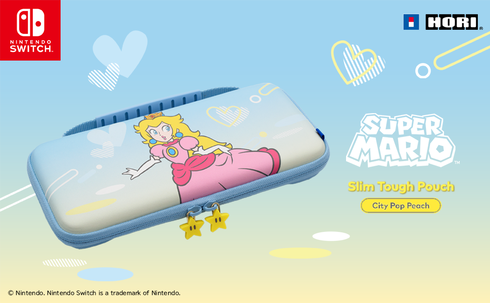 Amazon.com: HORI Slim Tough Pouch (City Pop Peach) Carrying Case