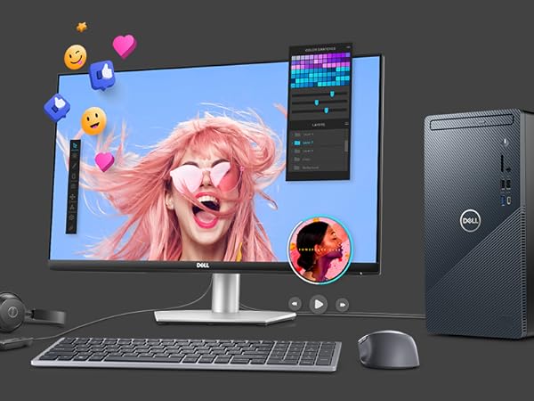 Amazon.com: Dell Inspiron 3910 Desktop Computer Tower - 12th Gen