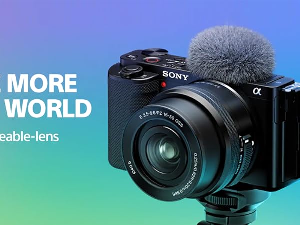 Amazon.com : Sony ZV-E10 APS-C Mirrorless Camera with E PZ 16-50mm