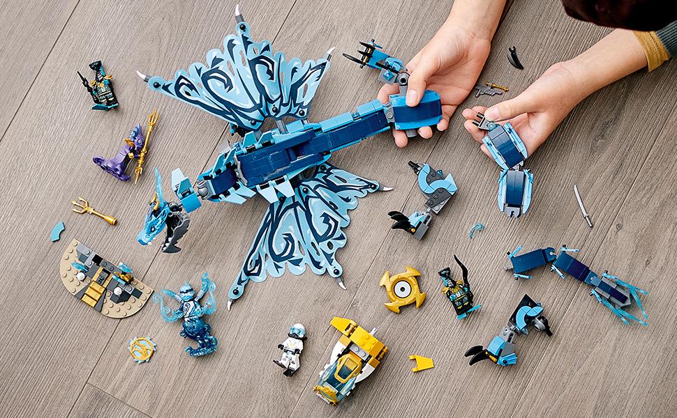 Amazon.com: LEGO NINJAGO Water Dragon Toy, 71754 Building Set with