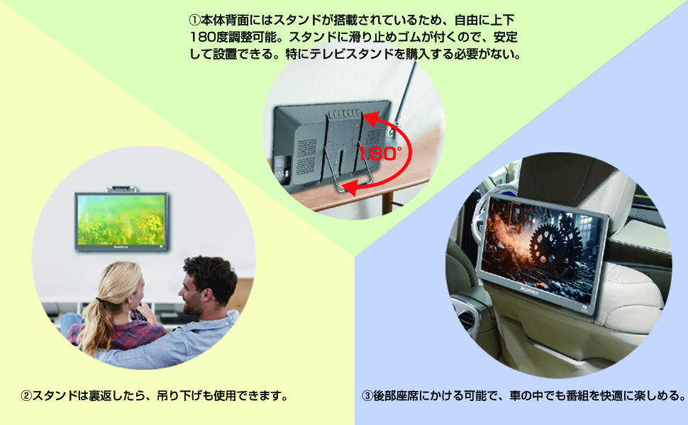 Amazon | [2025新登場]ポータブル テレビ 小型 14インチ HDMI/USB端子