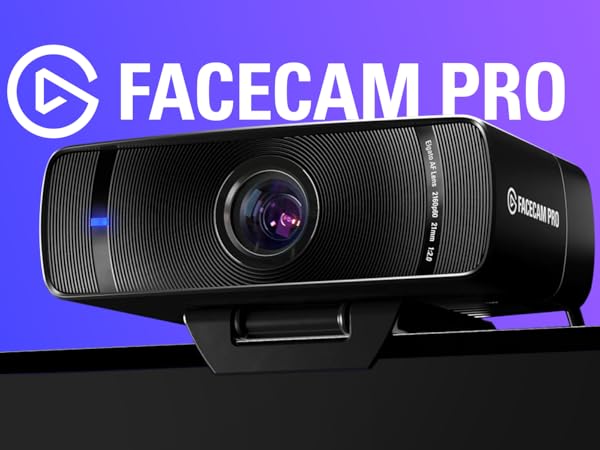 Amazon.com: Elgato Facecam Pro, True 4K60 Ultra HD Webcam for Live