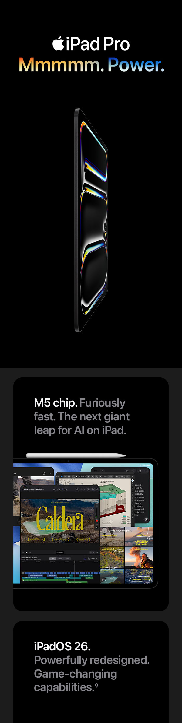 Apple iPad Pro [13″] (M5): Ultra Retina XDR Display, [512GB], 12MP