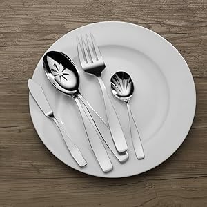 Amazon.com: Mikasa 5187577 Daphney 65-Piece 18/10 Stainless Steel
