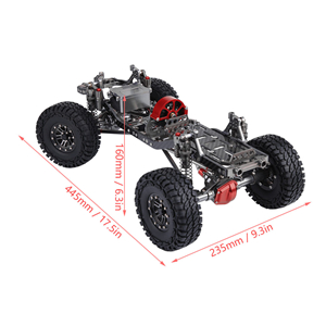 Amazon | RCカーフレームキット アルミニウム合金 カーボンファイバー